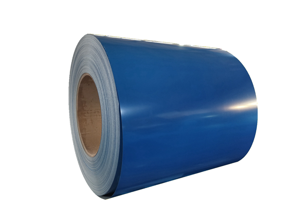 Prepainted steel sheet blue