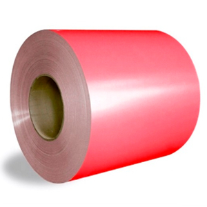 Prepainted steel sheet red