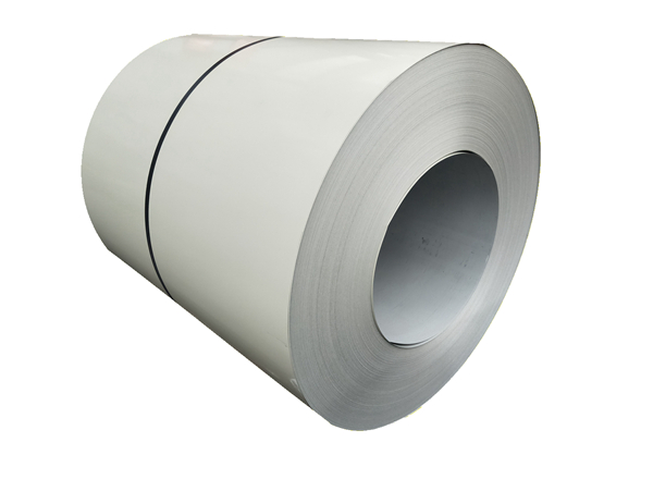 Prepainted steel sheet white